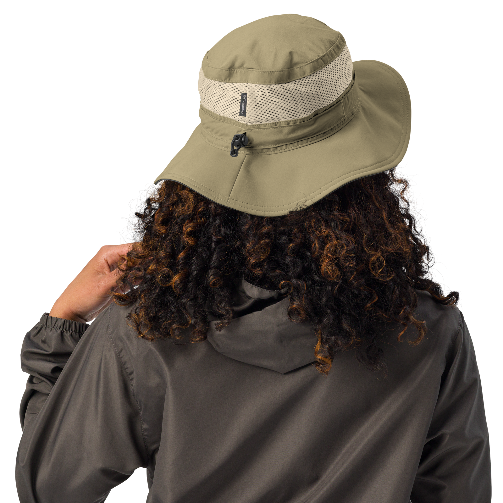 Sage Green Columbia Booney Hat With Embroidered Black MM Iconic Logo