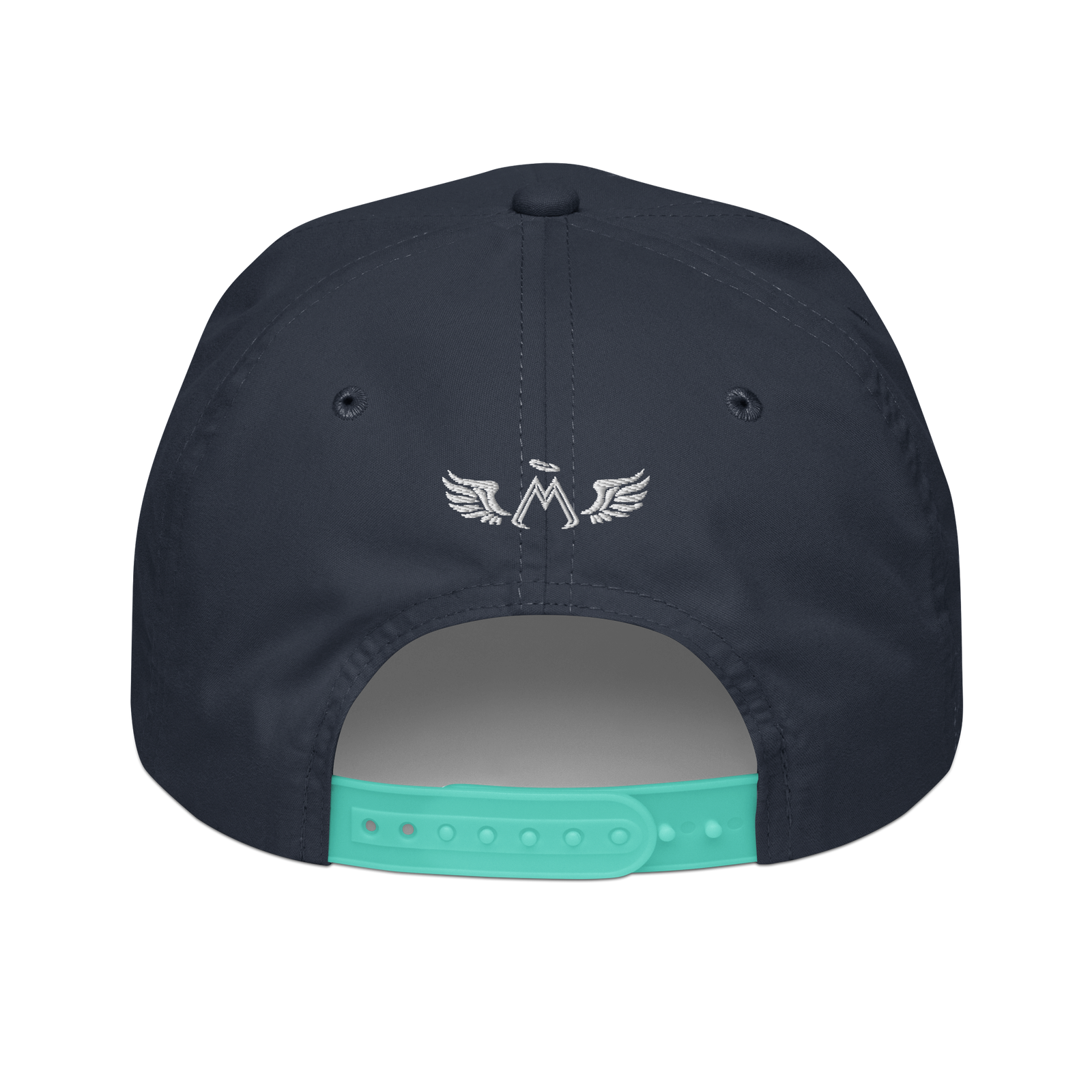 Navy Mint Golf Rope Cap With Embroidered White MM Iconic Logo