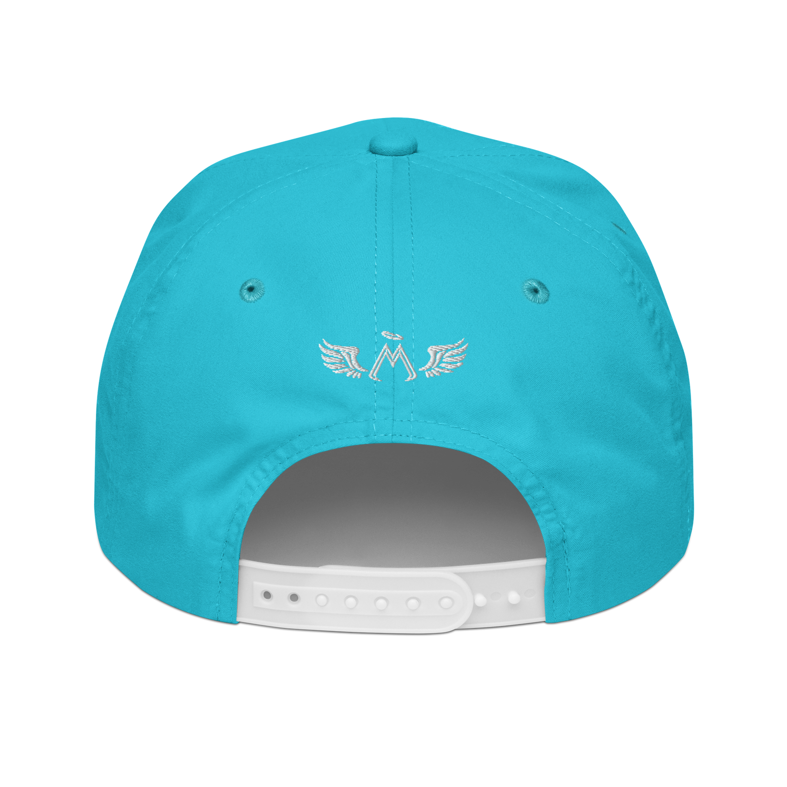 Turquoise White Golf Rope Cap With Embroidered White MM Iconic Logo