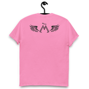 Pink Classic Tee With Black MM Iconic Logo