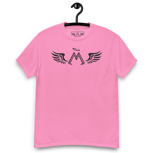 Pink Classic Tee With Black MM Iconic Logo