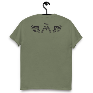 Military Green Classic Tee With Black MM Iconic Logo