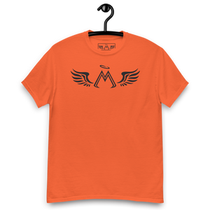 Orange Classic Tee With Black MM Iconic Logo