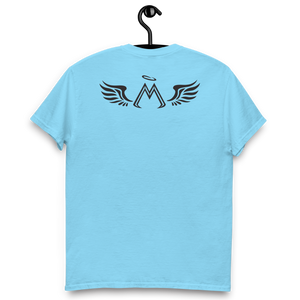 Sky Blue Classic Tee With Black MM Iconic Logo