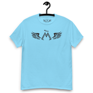 Sky Blue Classic Tee With Black MM Iconic Logo