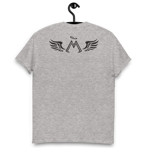 Spot Grey Classic Tee With Black MM Iconic Logo