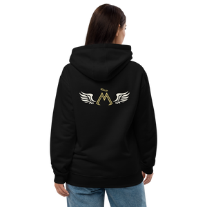 Black Unisex Premium Eco Hoodie With Classic MM Iconic Logo