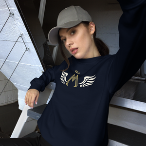 Navy Blue Unisex Sweatshirt With Classic MM Iconic Logo