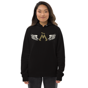 Black Unisex Pullover Hoodie With Classic MM Iconic Logo