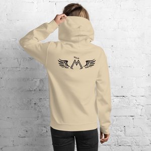 Tan Sand Unisex Hoodie With Black MM Iconic Logo