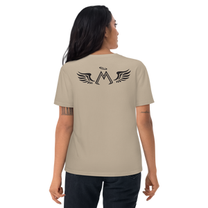 Desert Dust Unisex Organic Cotton T-Shirt With Black MM Iconic Logo