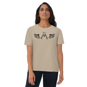 Desert Dust Unisex Organic Cotton T-Shirt With Black MM Iconic Logo