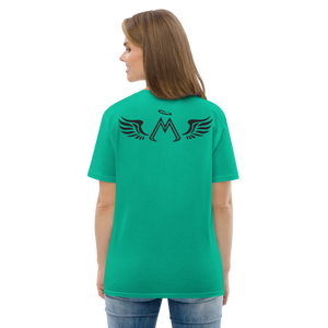 Green Unisex Organic Cotton T-Shirt With Black MM Iconic Logo