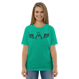 Green Unisex Organic Cotton T-Shirt With Black MM Iconic Logo