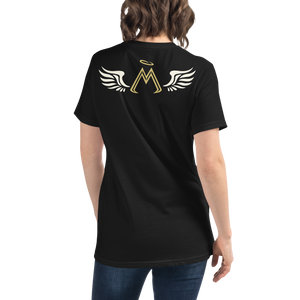 Black Unisex Organic T-Shirt With Classic MM Iconic Logo