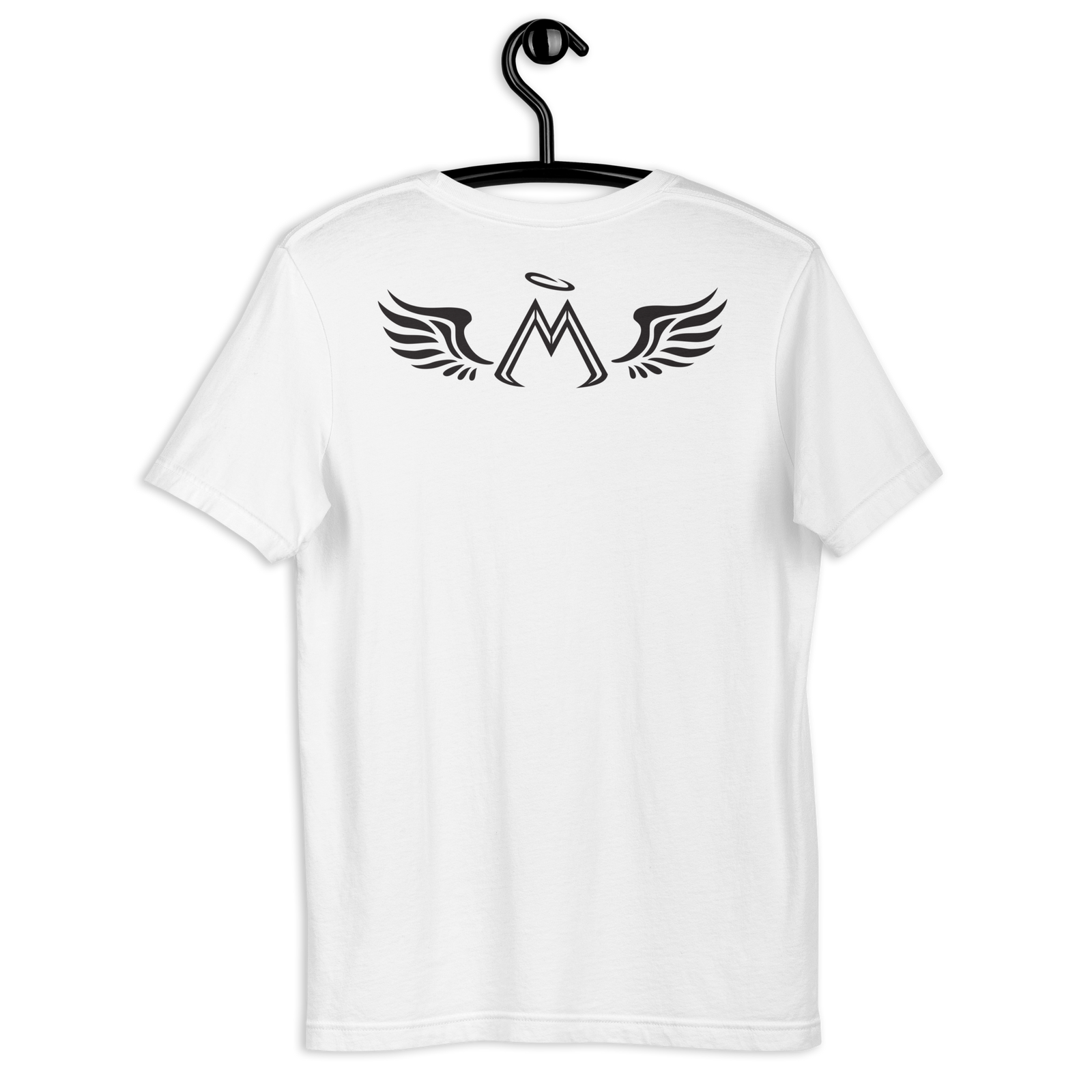 White Unisex Staple Eco T-Shirt With Black MM Iconic Logo