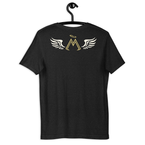 Black Heather Unisex T-Shirt With Classic MM Iconic Logo