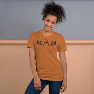 Toast Brown Unisex T-Shirt With Black MM Iconic Logo