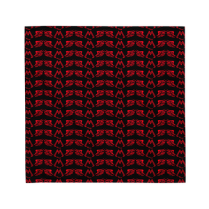 Black Bandana With Duplicated Red MM Iconic Logo
