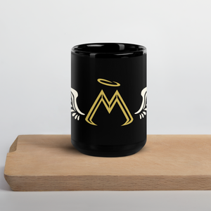 Black Glossy Mug With Classic MM Iconic Logo