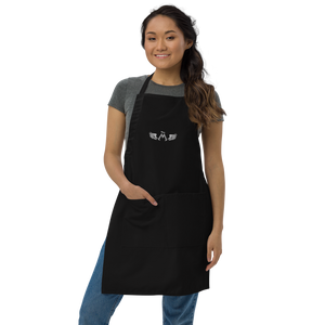 Black Apron With Embroidered White MM Iconic Logo