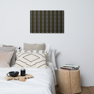 Black Metal Prints With Duplicated Classic MM Iconic Logo