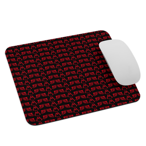 Black Mouse Pad With Duplicated Red MM Iconic Logo