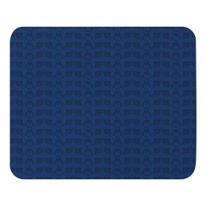 Blue Mouse Pad With Duplicated Black MM Iconic Logo