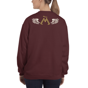 Maroon Sweatshirt With Classic MM Iconic Logo