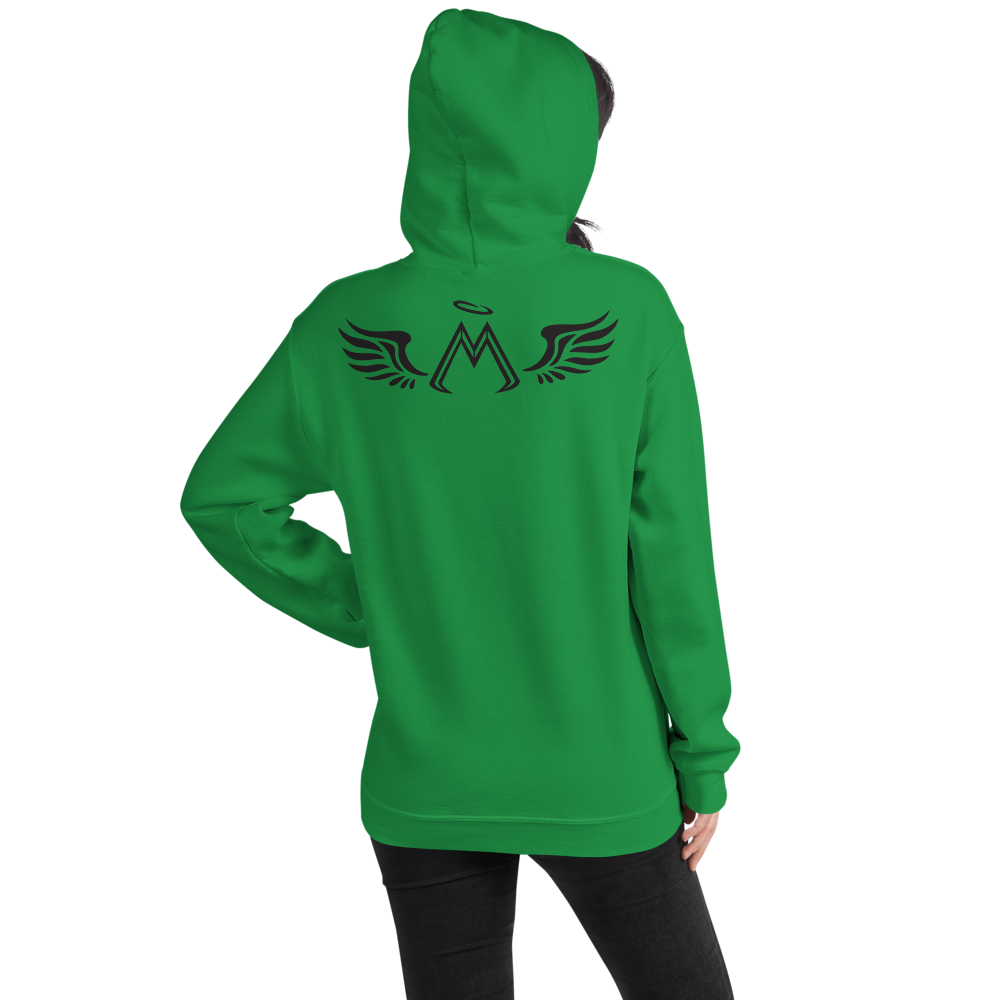 Irish Green Hoodie With Black MM Iconic Logo