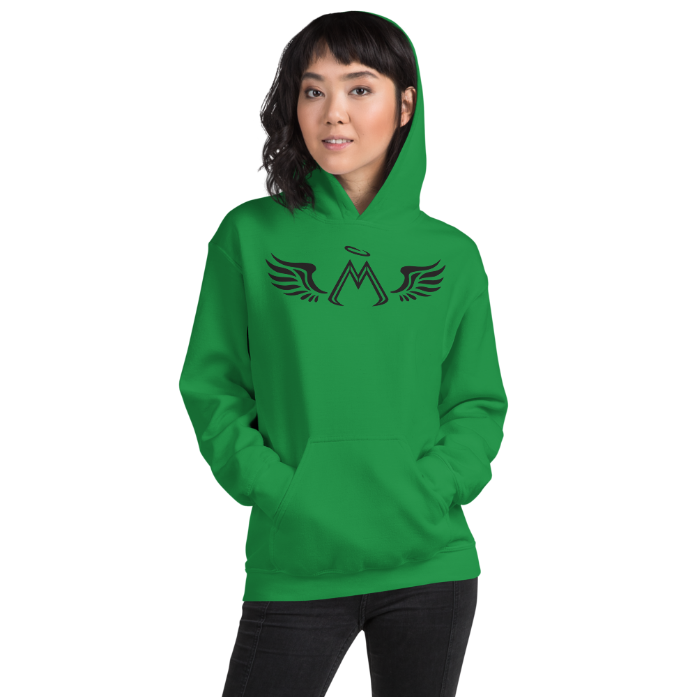 Irish Green Hoodie With Black MM Iconic Logo