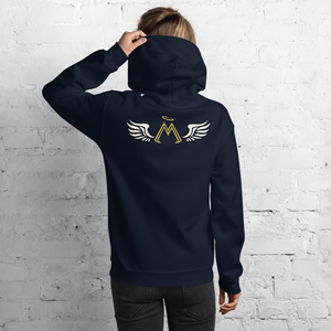 Navy Blue Hoodie With Classic MM Iconic Logo