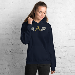 Navy Blue Hoodie With Classic MM Iconic Logo