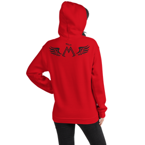 Red Hoodie With Black MM Iconic Logo