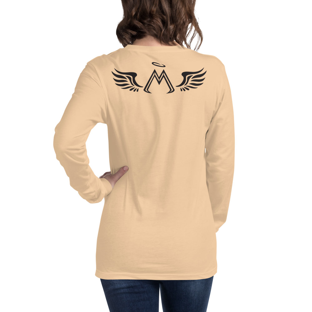 Sand Dune Long Sleeve Tee With Black MM Iconic Logo