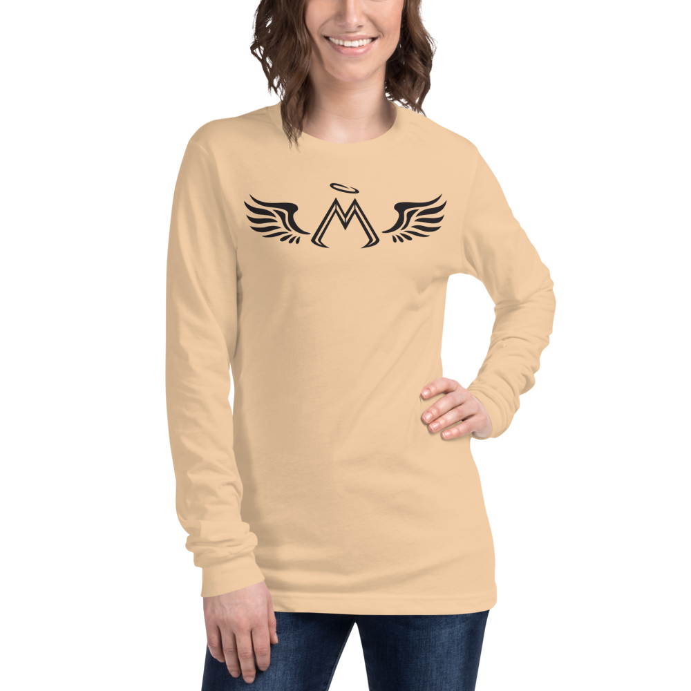 Sand Dune Long Sleeve Tee With Black MM Iconic Logo