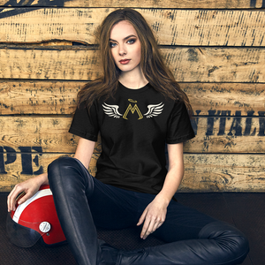 Black Short Sleeve T-Shirt With Classic MM Iconic Logo