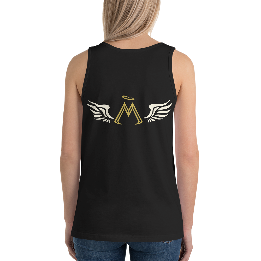 Black Tank Top With Classic MM Iconic Logo