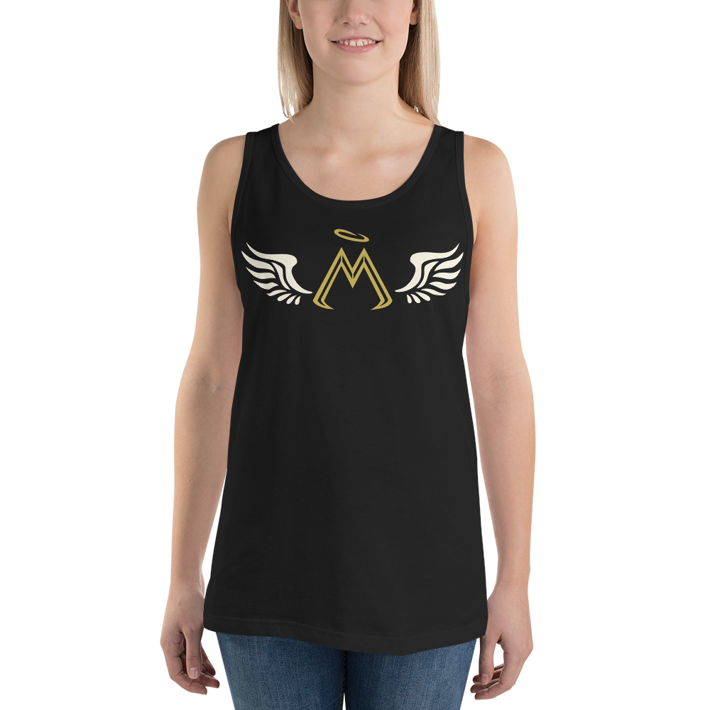 Black Tank Top With Classic MM Iconic Logo
