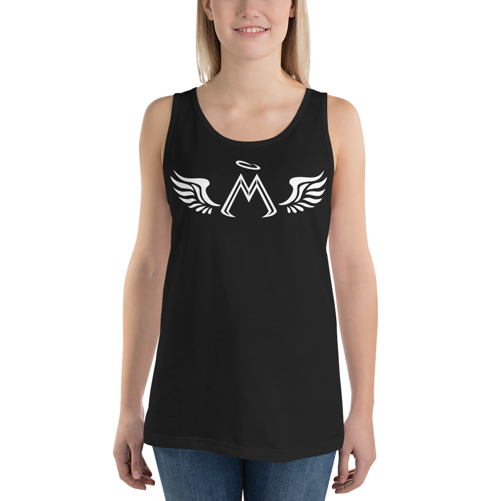 Black Tank Top With White MM Iconic Logo