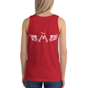 Red Tank Top With White MM Iconic Logo