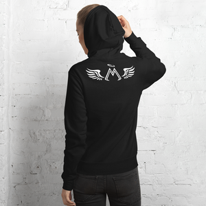 Black Hoodie With White MM Iconic Logo