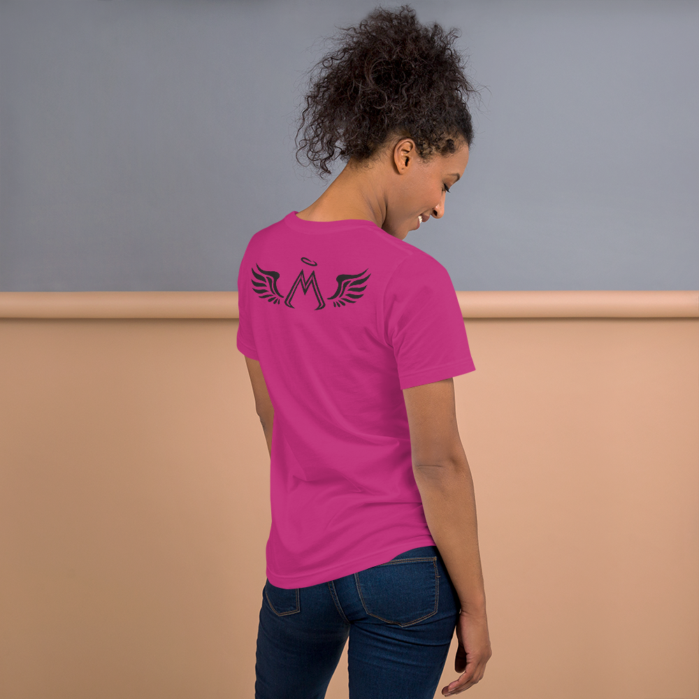 Berry Short Sleeve T-Shirt With Black MM Iconic Logo