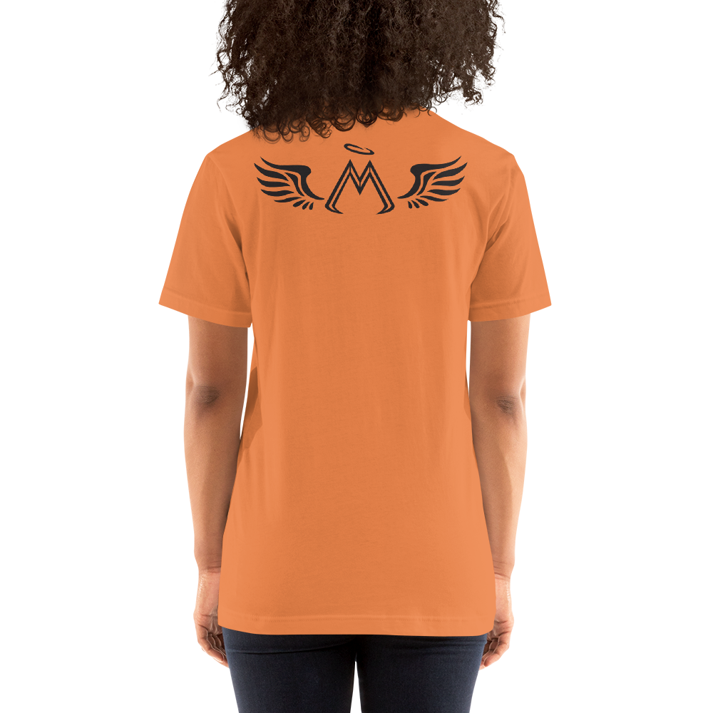 Burnt Orange Short-Sleeve T-Shirt With Black MM Iconic Logo