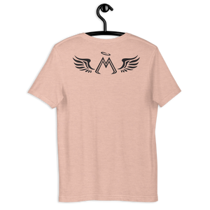 Heather Prism Peach Short Sleeve T-Shirt With Black MM Iconic Logo