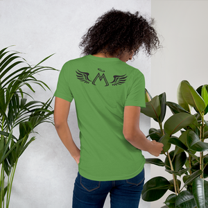 Green Short Sleeve T-Shirt With Black MM Iconic Logo