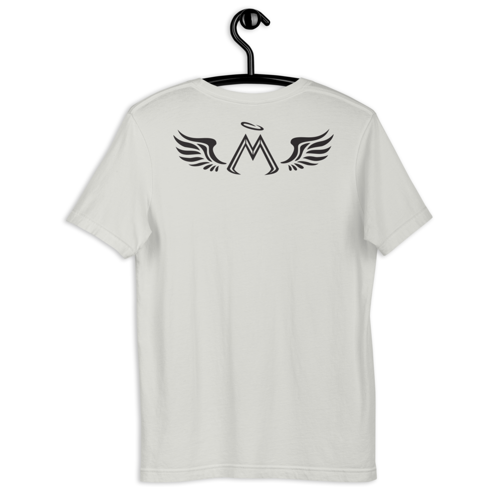 Sliver Short Sleeve T-Shirt With Black MM Iconic Logo