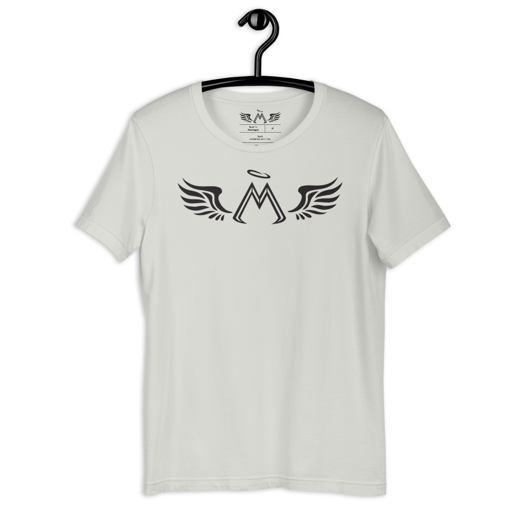 Sliver Short Sleeve T-Shirt With Black MM Iconic Logo