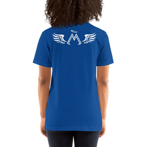 Royal Blue Short Sleeve T-Shirt With White MM Iconic Logo